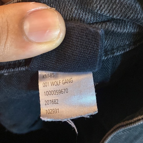 Ksubi Wolf Gang Slim Straight Black Red Denim Jeans - Picture 6 of 7